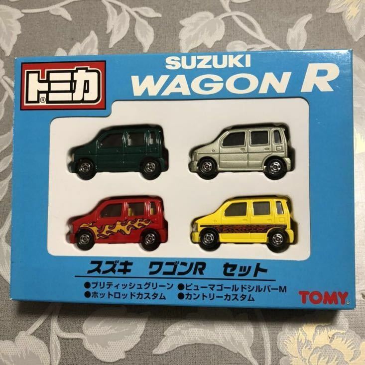 トミカ SUZUKI WAGON R セット スズキ ワゴンRギフト4台セット 保管品 