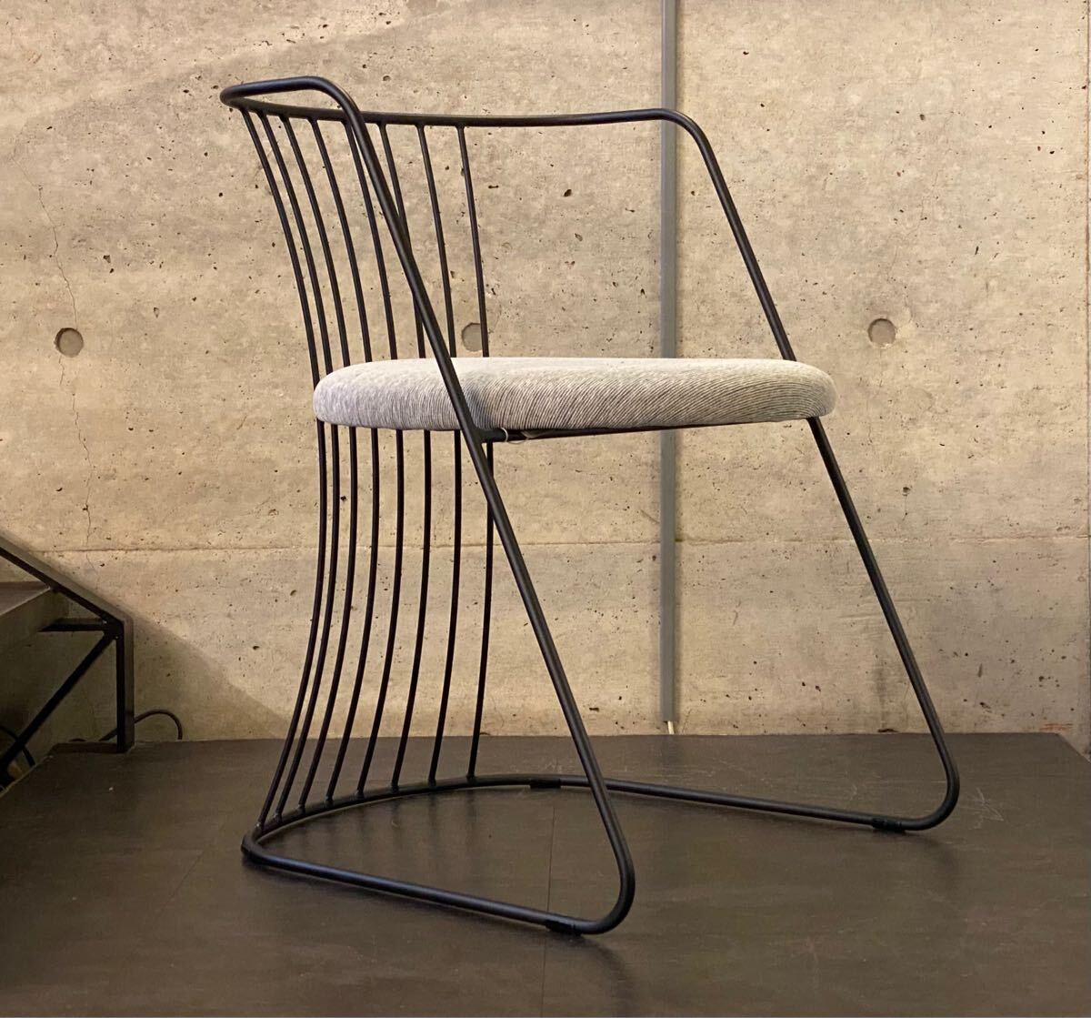 Tsuzumi chair/アイアンチェア(検midcenruty,ビンテージ,ミッドセンチュリー,和モダン,昭和レトロ,大正ロマン,鉄家具,50's,30s,20s,40s