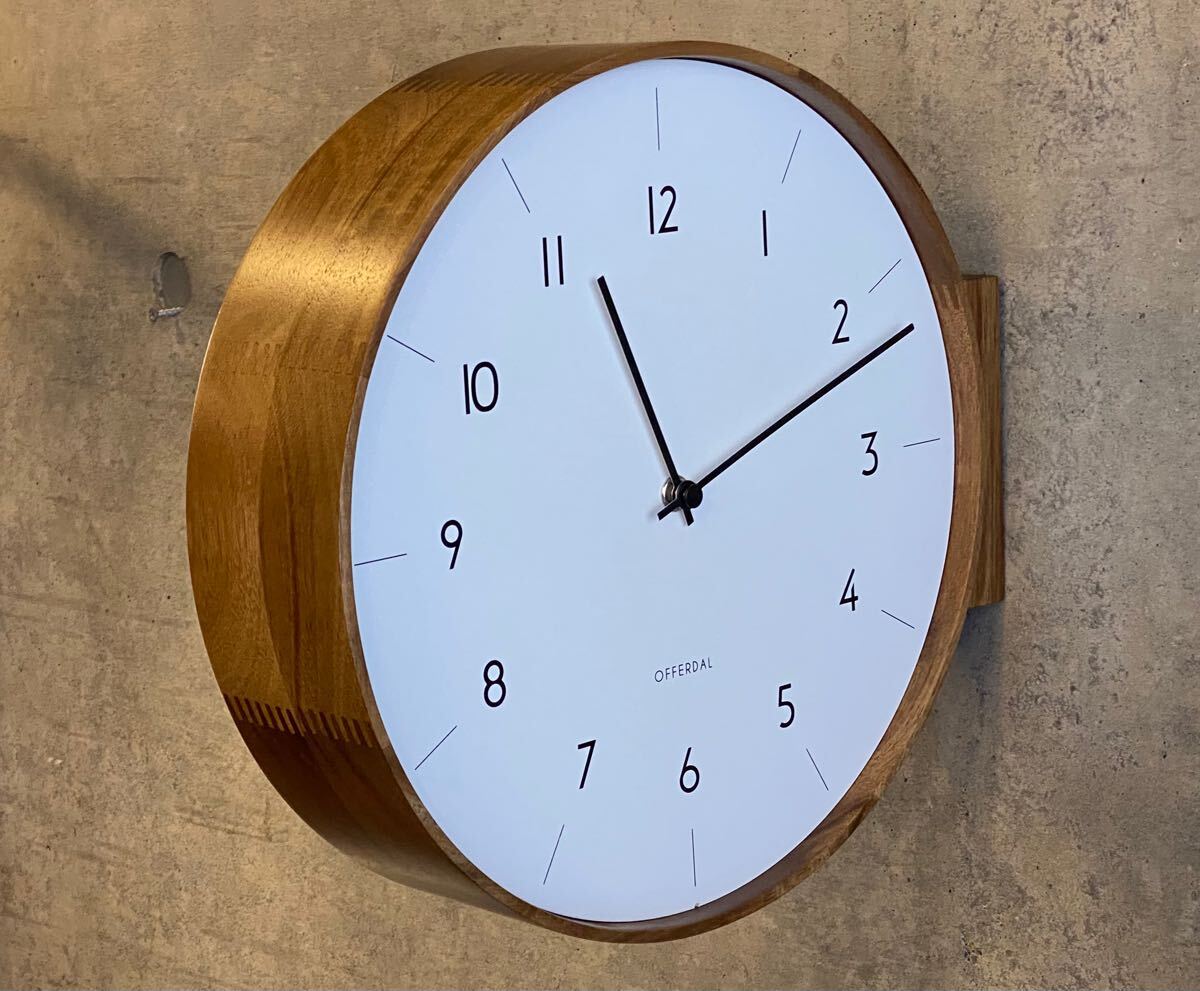 Double face clock/両面時計 brown(検,ミッドセンチュリー,ビンテージ,340's,50's,60's,北欧,midcentury,70's,サンバースト,スターバースト