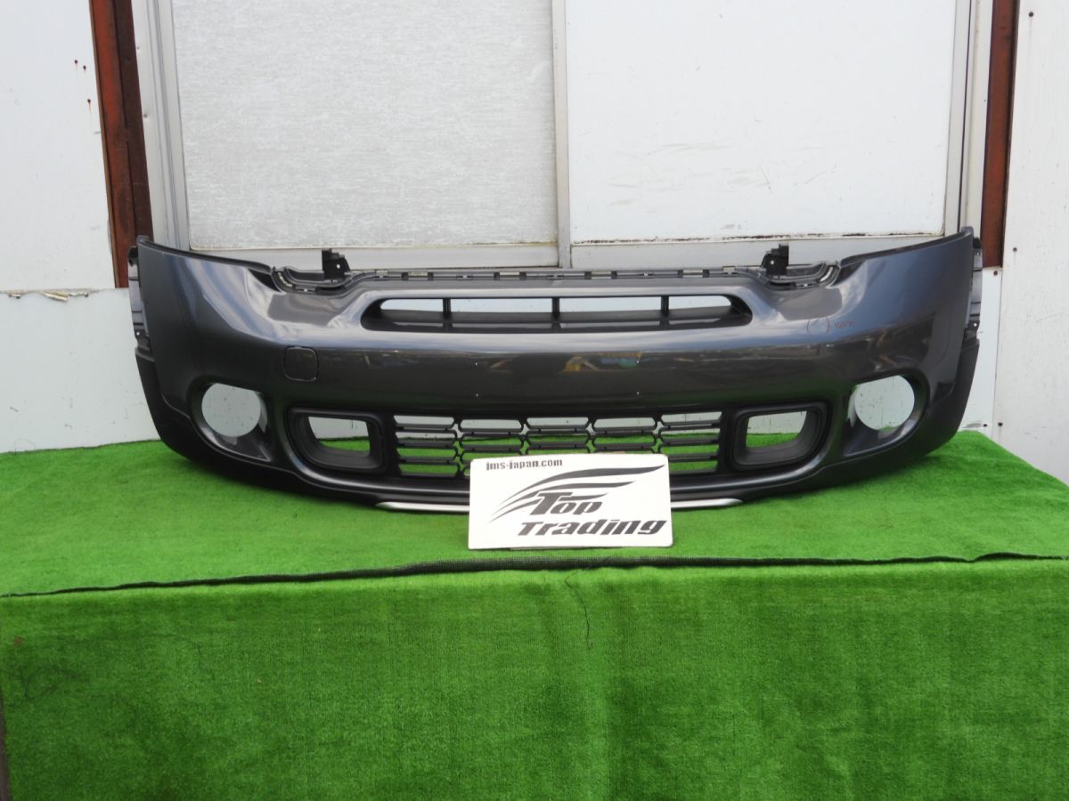 L4567vc BMWミニ純正 クロスオーバー R60 ペースマン R61 クーパーS フロントバンパー スポイラー・グリル付 9802217 ダークグレー