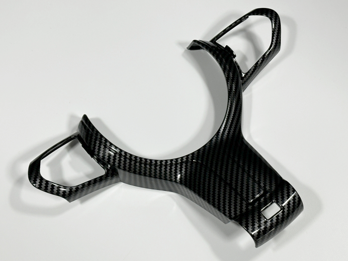 BMW F30専用 カーボン ステアリング用パネルカバー 内装パーツ F20F21F52F22F23F45F46F31F34F32F36F10F11F12F13F48F49F39 ハンドル用トリム