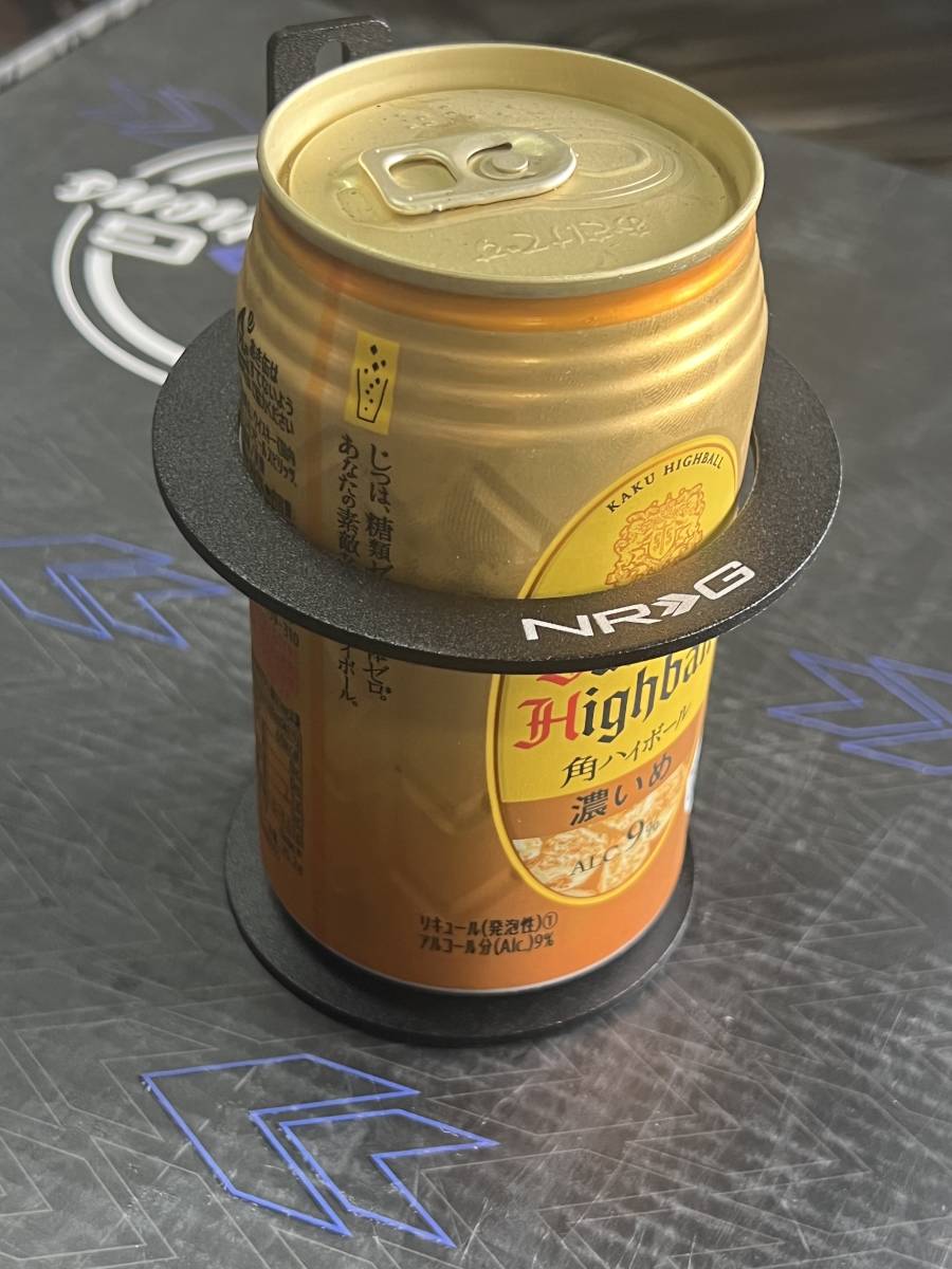 NRG can holder 缶ホルダー 黒 アルミドリンクホルダー 汎用　USDM JDM ドリフト 正規輸入品 国内在庫 即納