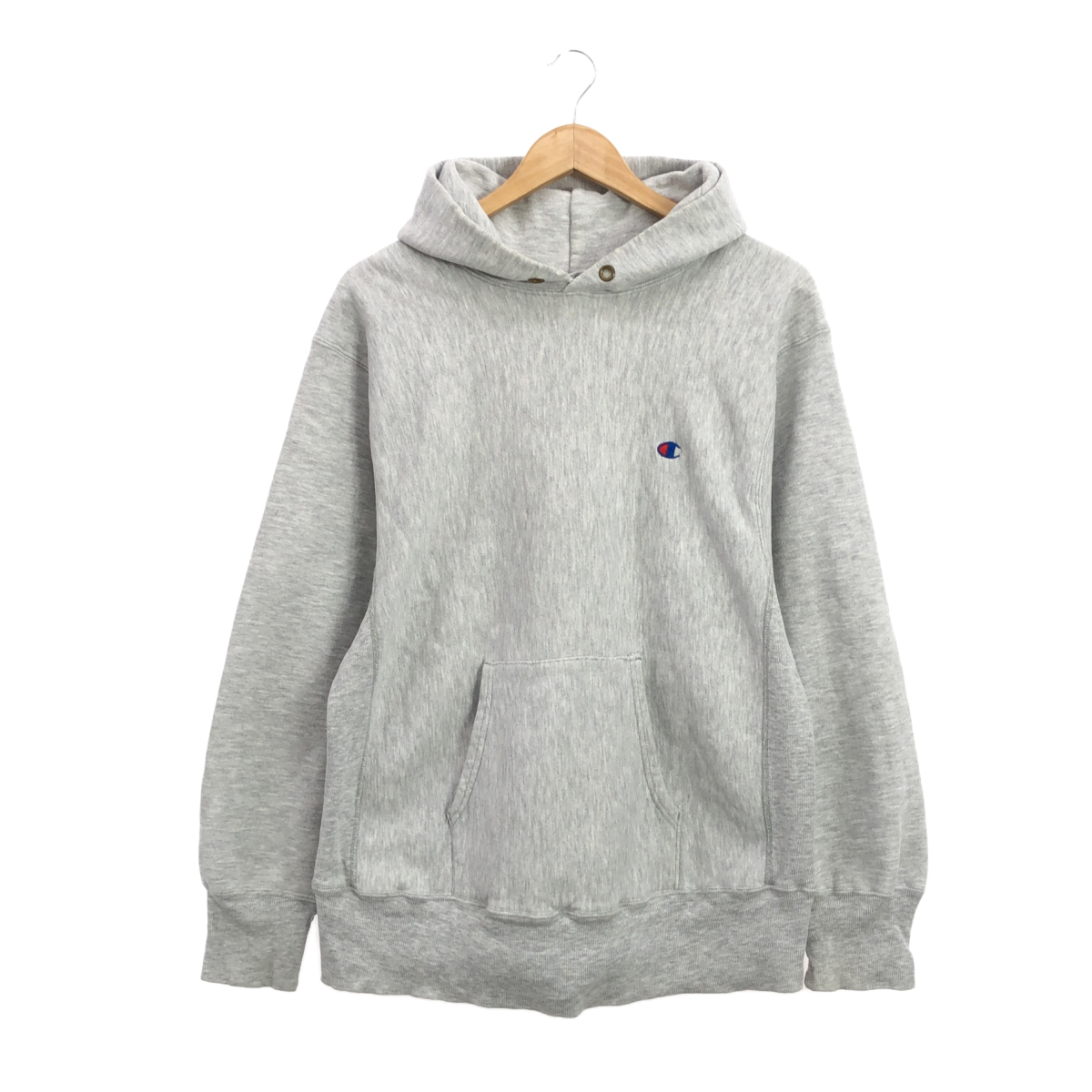 ◎中古品◎ Champion チャンピオン トリコタグ 80s パーカー リバースウィーブ スウェット LARGEサイズ グレー メンズ tsuV77277COH