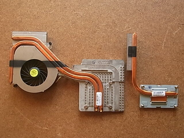 HP EliteBook 8740w 用CPU/GPUクーラー ファン　送料230円　中古品