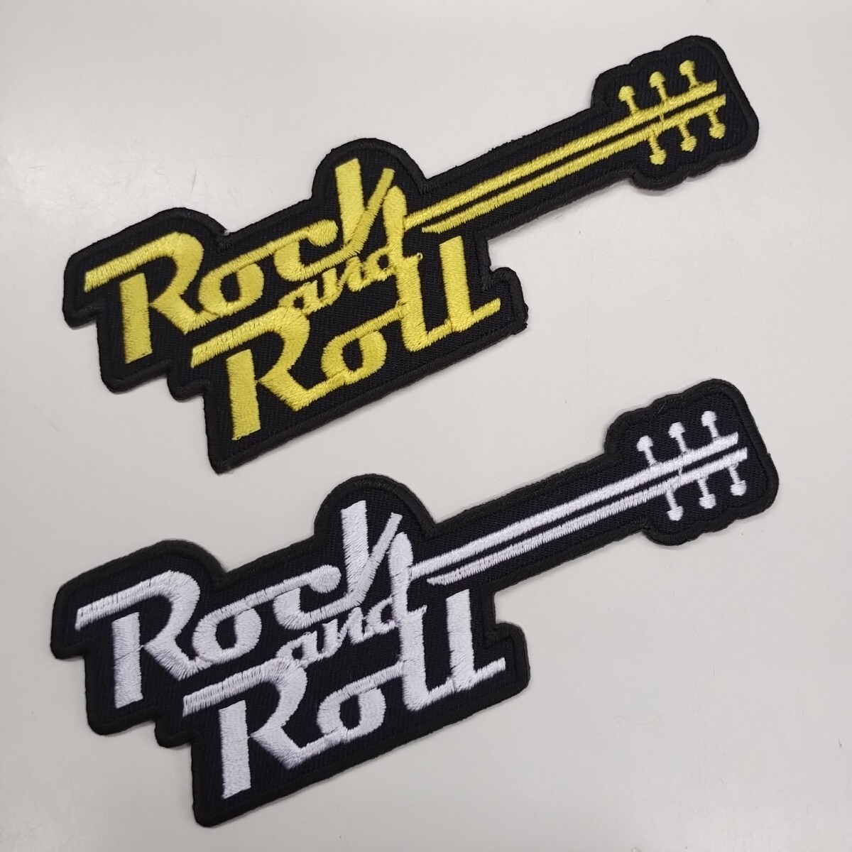 ◎ ロックンロール R&R ワッペン 2枚セット s093