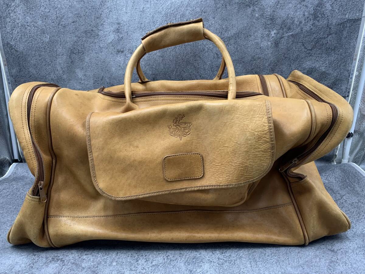 【 ビンテージ GOKEYS レザー ボストンバッグ 】ゴーキー 革 バッグ 希少 レア 旅行 