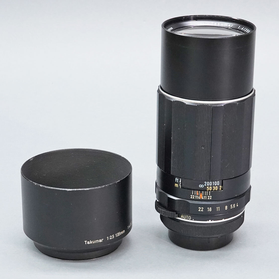 【09】ASAHI PENTAX　Super-Takumar　1:4 200mm M42マウント