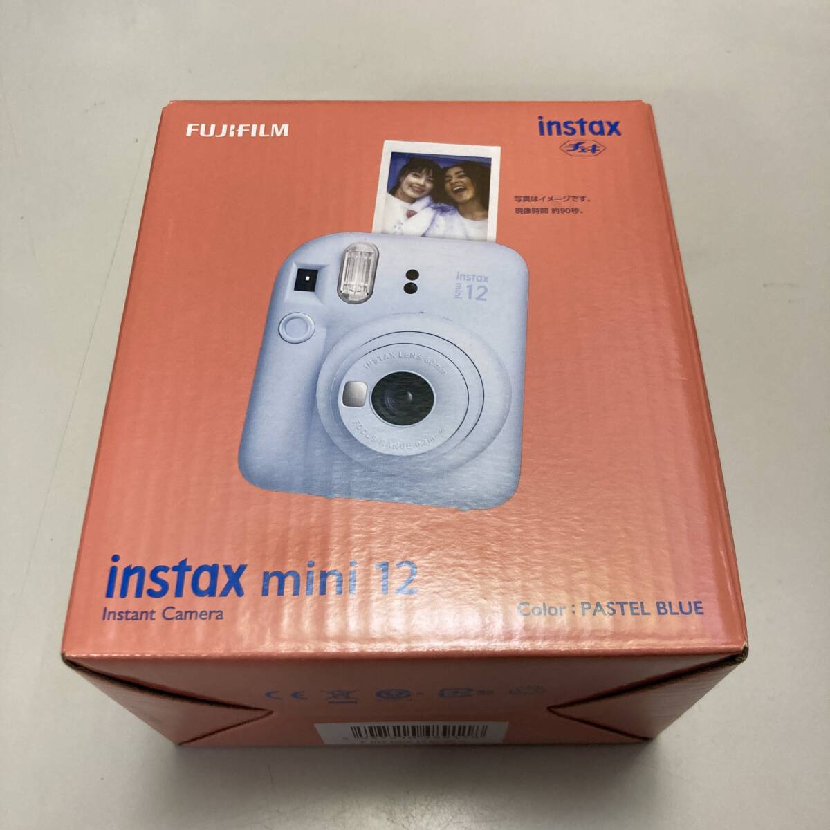 ★ フジフィルム FUJIFILM インスタントカメラ チェキ instax mini 12 パステルブルー 未使用 新品 即決時特典あり EX00133