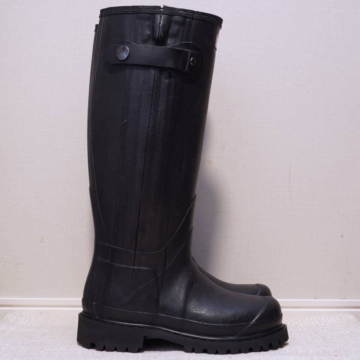 希少 美品 HUNTER バルモラル ソブリン ブーツ 黒 22.5-23cm / ハンター Balmoral Sovereign ブラック ビブラム レイン 長靴