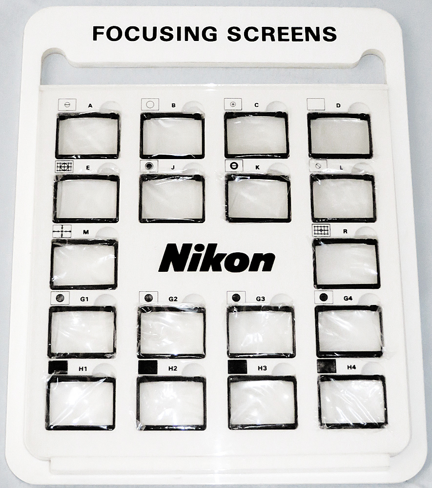 ★激レア Nikon F フォーカシングスクリ－ン展示ケ－ス入り（非売品）