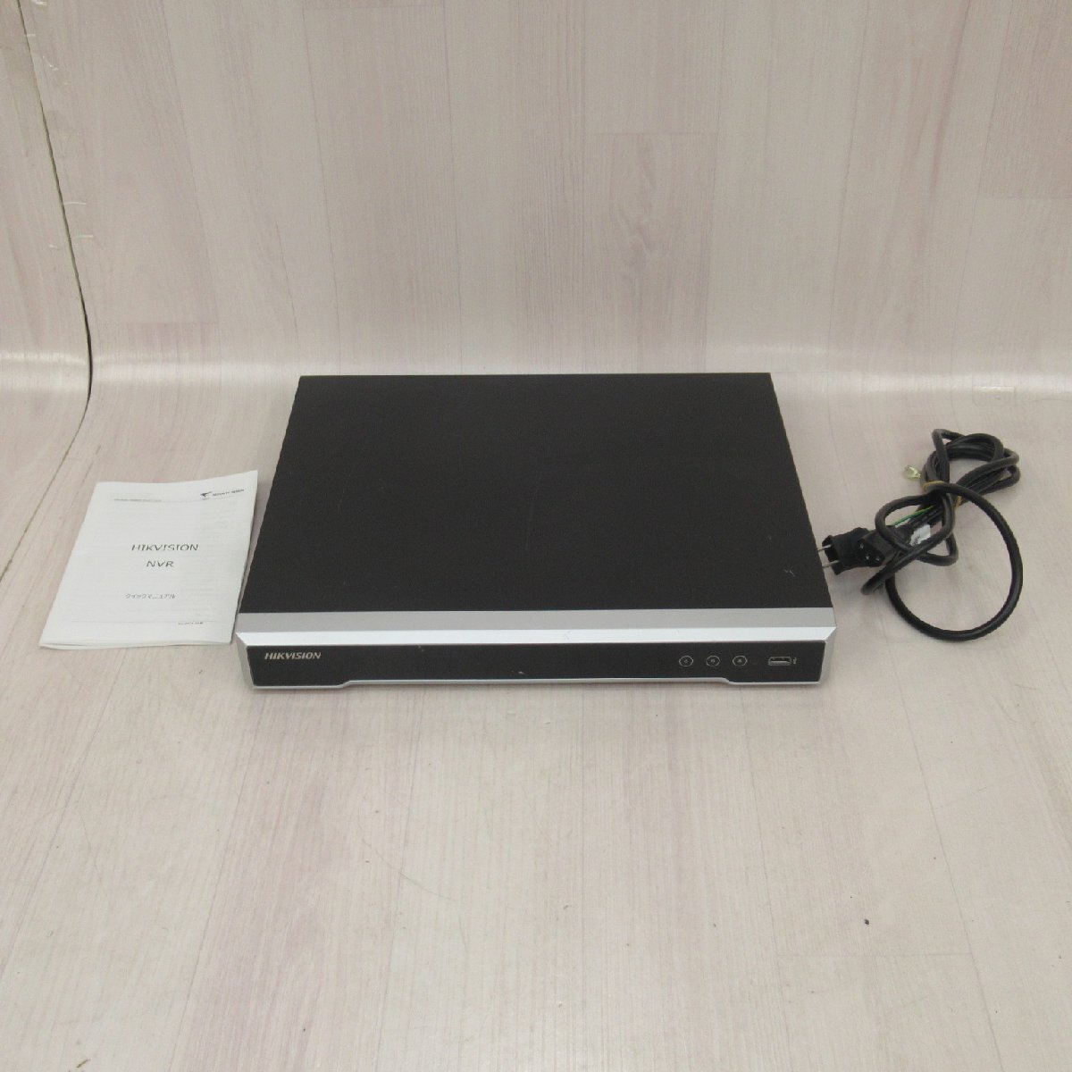 ▲HIKVISION DS-7608NI-K2/8P 8-ch4KEUI ネットワークビデオレコーダー 8ポートPoE給電 10TB HDD内蔵 説明書付 保証有 2F_032