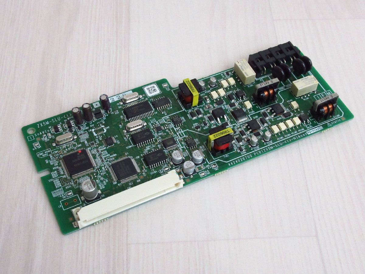 NTT ZXSM-SLU-(1) αZX 22年製 保証有 y 7510