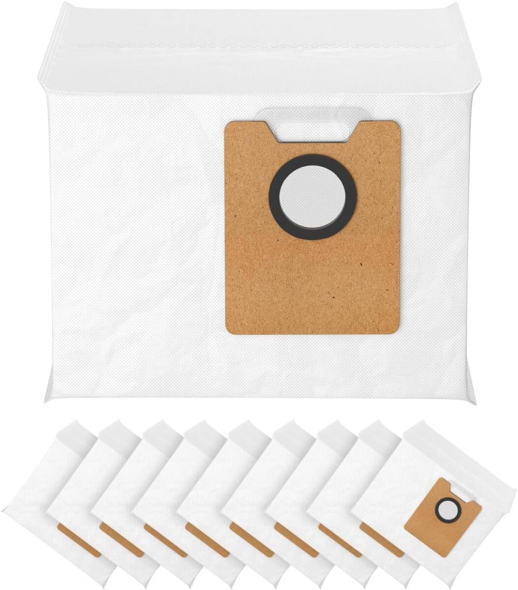 エコバックス 消耗品 Y1 plus 紙パック (10枚) DEEBOT Y1 PRO PLUS ロボット掃除機 交換用 ゴミパック 消耗品 交換アクセサリ互換品 1128