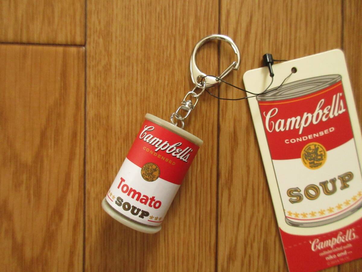 niko and... ニコアンド　Campbell's キャンベル　スープ缶 キーホルダー　（トマトスープ缶）　