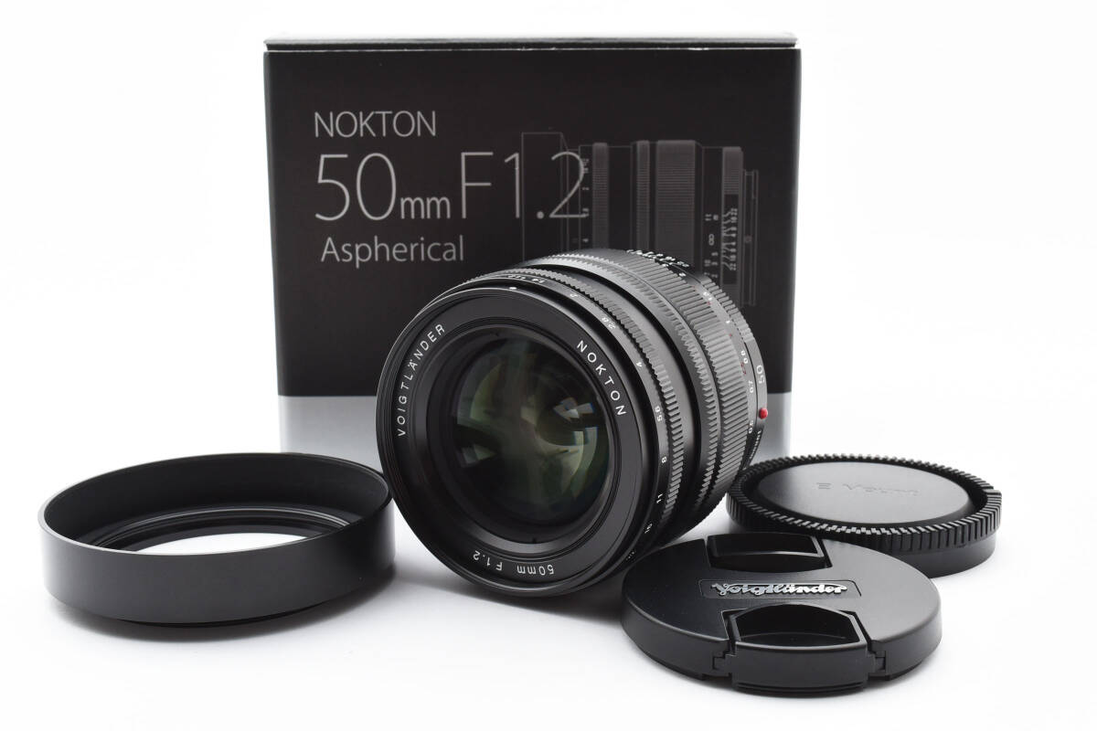 #4401 【極上品 Voigtlander フォクトレンダー NOKTON Aspherical 50mm f/1.2 非球面SE (Still Edition) sony ソニー　E-mount