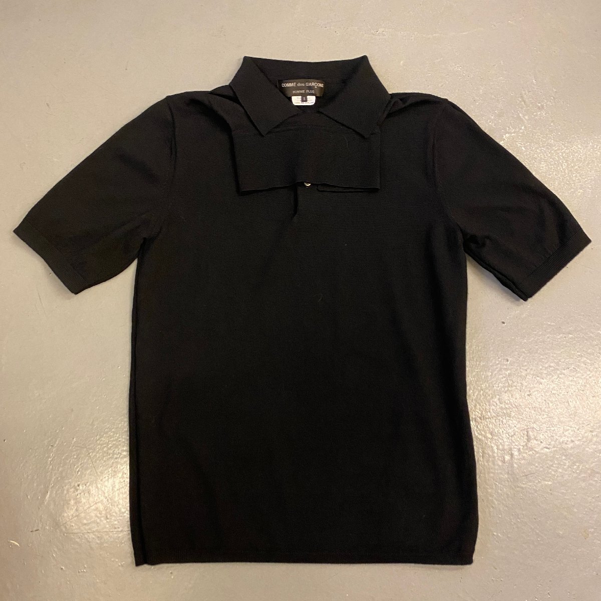 ☆COMME des GARCONS HOMME PLUS コムデギャルソンオムプリュス☆ 24SS レイヤード ニット 半袖 トップス Layered knit short PM-N018