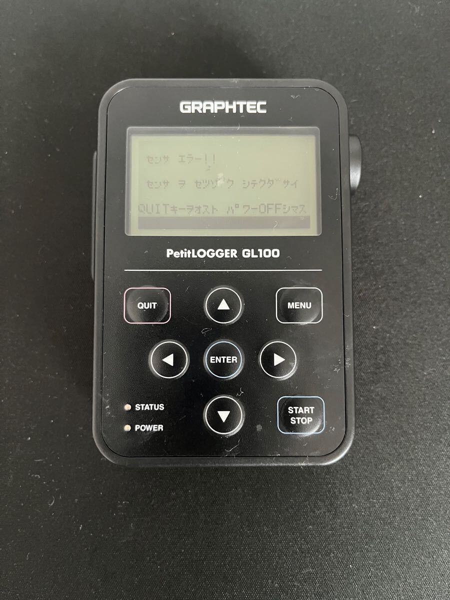 ★通電確認済み★グラフテック GL100-N データロガー PetitLOGGER 本体のみ