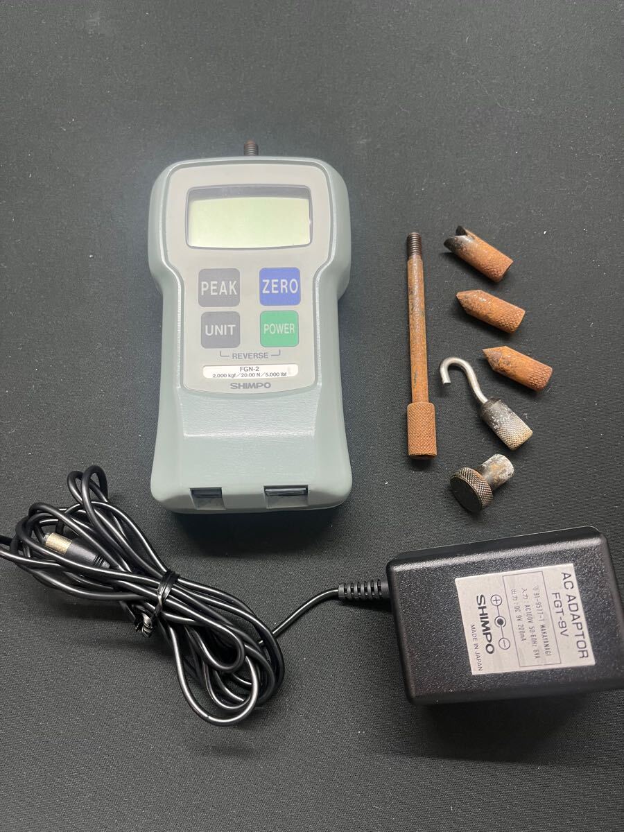 ★通電確認済み★デジタルフォースゲージ SHIMPO FGN-2