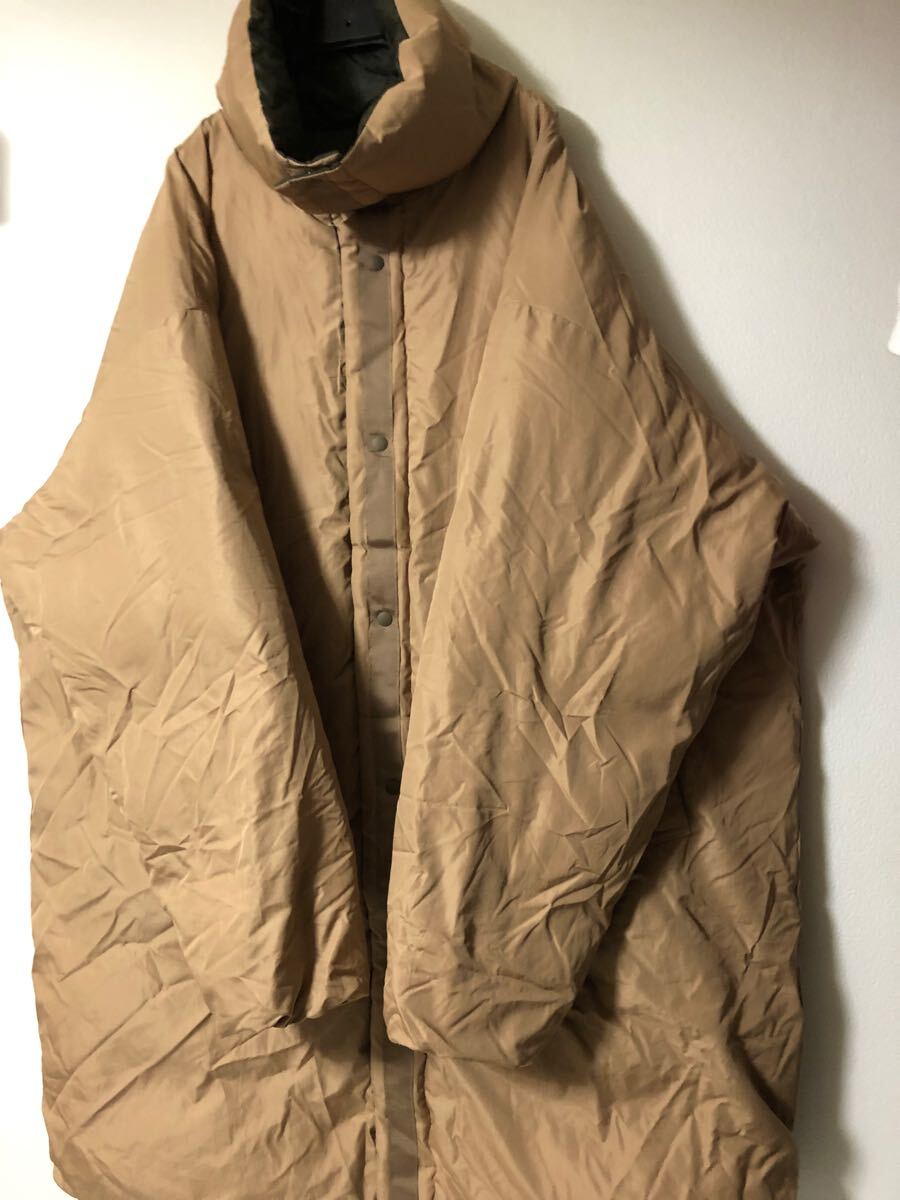 White Mountaineering × TAION リバーシブル ダウン XL ハーフコート ジャケット オーバーサイズ モンスター カーキ × オリーブ w.m.b.c