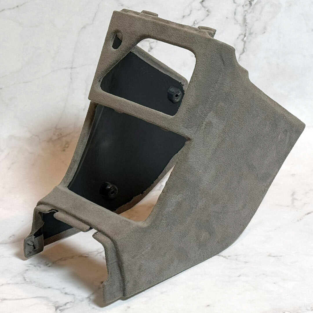 ワンオフ制作☆ホンダ ビート PP1　オーディオパネル　スエード生地張り替え(シルバー/銀)　オーディオコンソール　長期保管品|現品限り