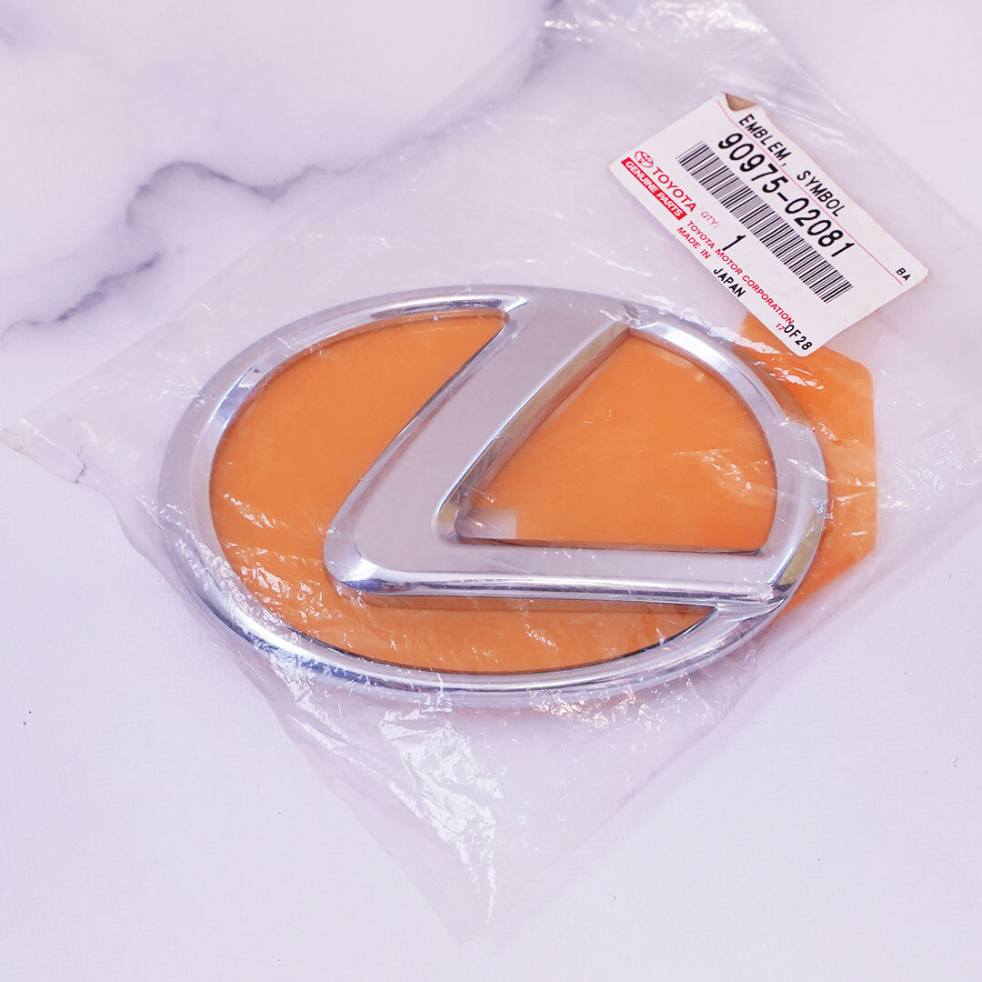 新品・未使用☆LEXUS レクサス　純正部品 Lマーク リア用エンブレム　品番：90975-02081　LX570　|長期保管品|現品限り|新品|送料無料