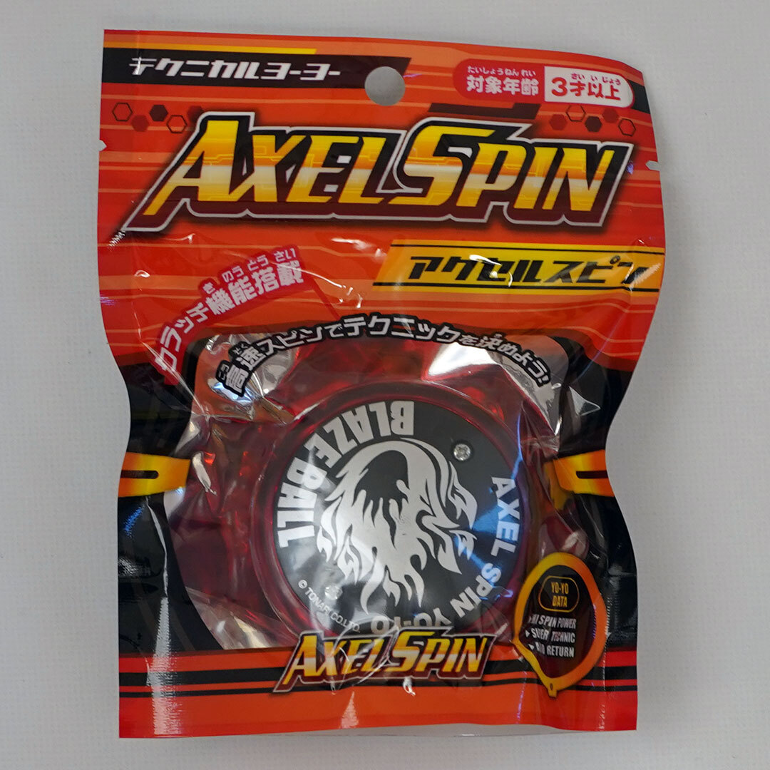 新品・未使用☆AXEL SPIN アクセルスピン　テクニカルヨーヨー　レッド　1個　クラッチ機能搭載　YOYO　| 新品 | 送料無料