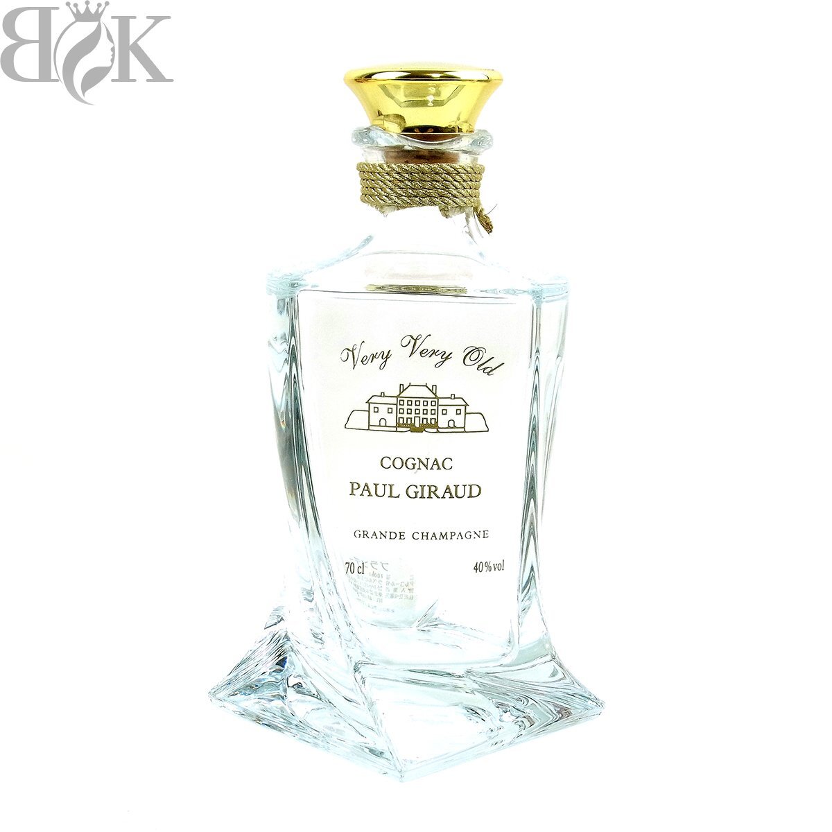 美品 ポールジロー 空き瓶 空ボトル Very Very Old COGNAC GRANDE CHAMPAGNE 70cl 40%vol PAUL GIRAUD 〓