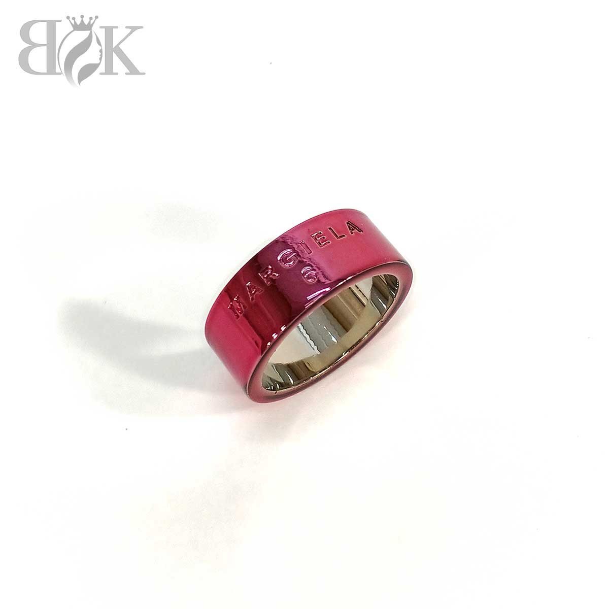 メゾン マルジェラ MM6 エムエムシックス リング 指輪 サイズ約14.5号 ピンク レディース アクセサリー Maison Margiela 中古 ★