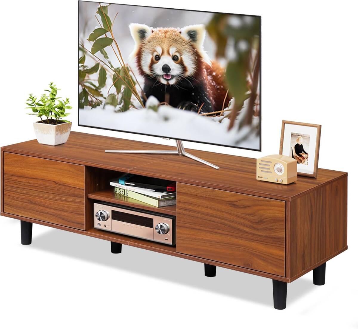 【新品】 WLIVE テレビ台 扉付き テレビボード ローボード 幅120cm tv台 ロータイプ tv台 収納 大容量