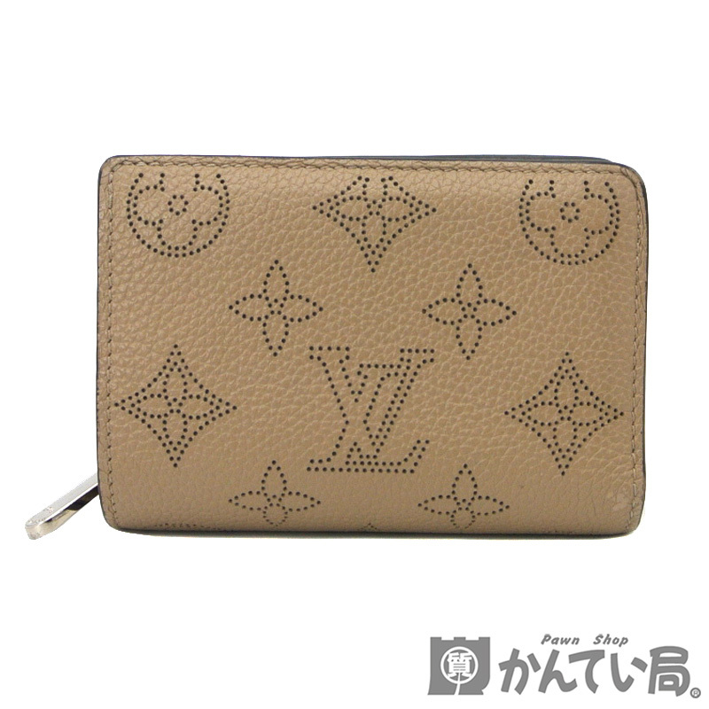 21325 LOUIS VUITTON【ルイ・ヴィトン】M80817 ポルトフォイユ・クレア 二つ折り財布 ガレ マヒナレザー ウォレット【中古】USED-B