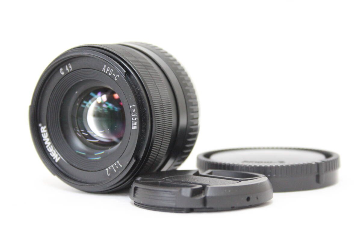 【返品保証】 NEEWER APS-C 35mm F1.2 レンズ M1634
