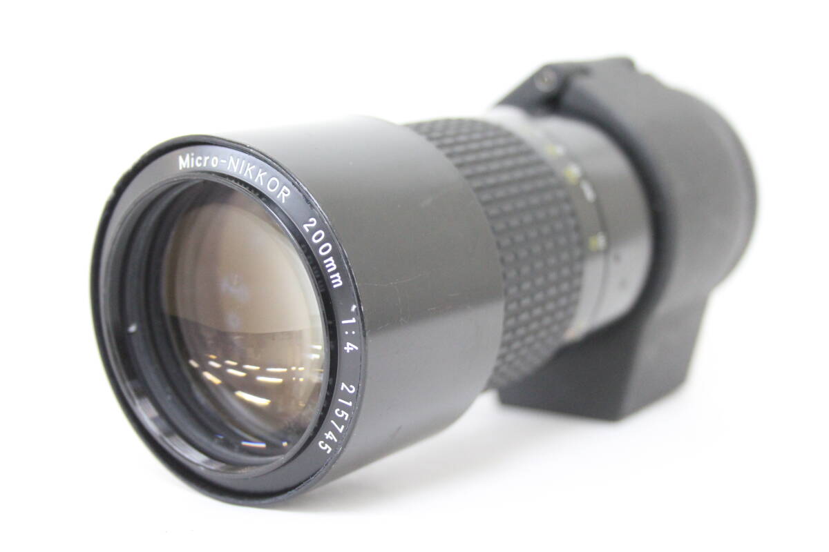 【返品保証】 ニコン Nikon Micro-NIKKOR Ai-s 200mm F4 三脚座付き レンズ M1635