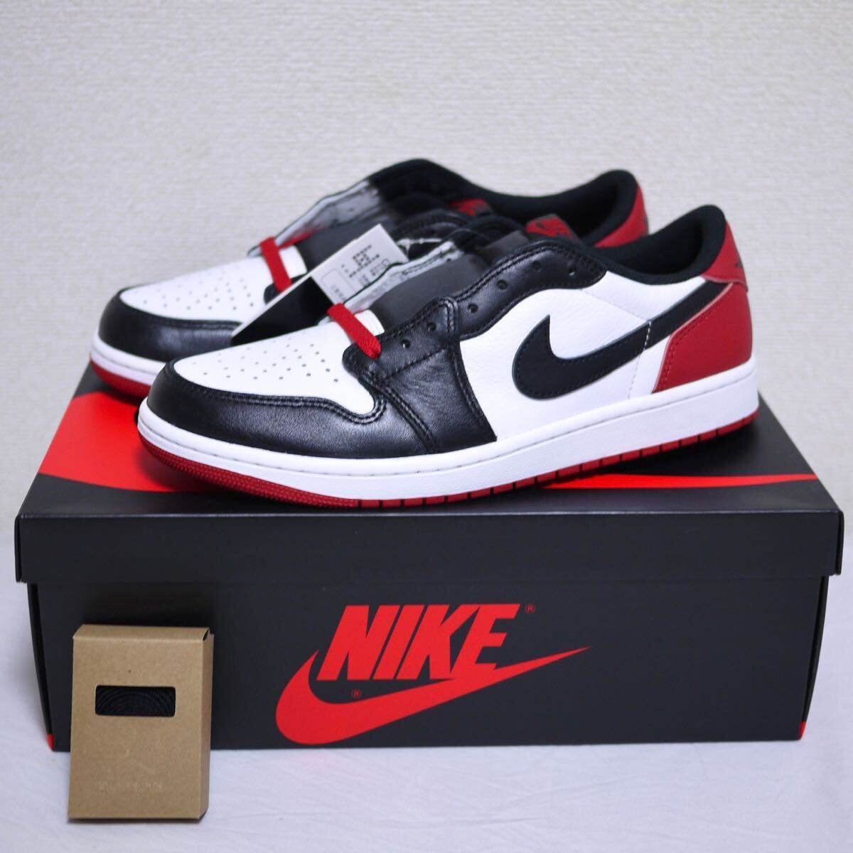NIKE AIR JORDAN 1 RETRO LOW OG US10 28cm ナイキ エア ジョーダン レトロ ロー BLACK TOE つま黒 CZ0790-106