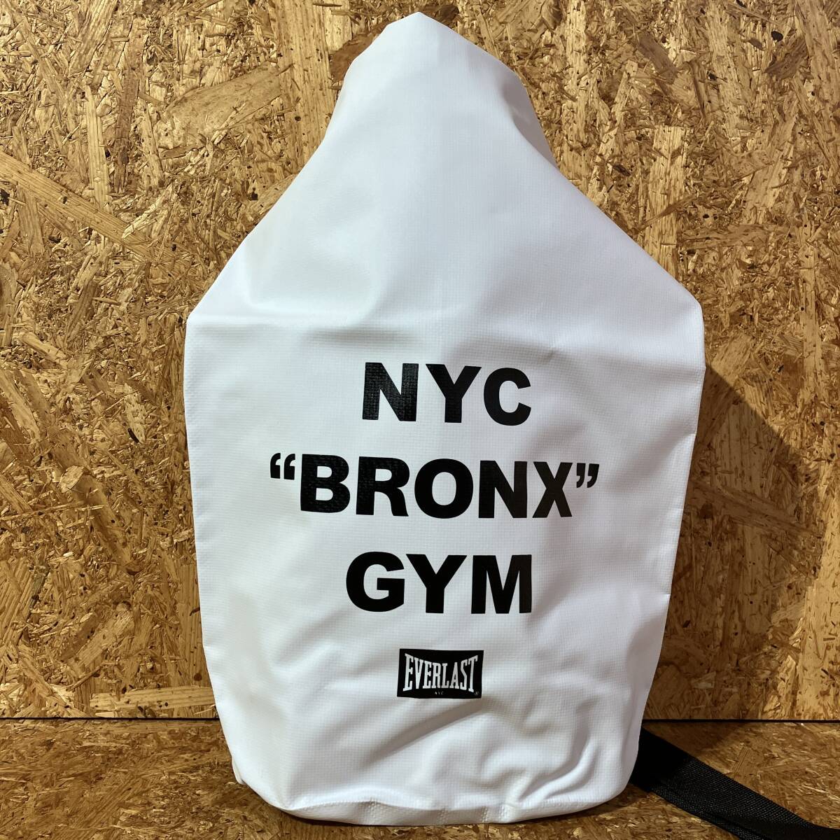 EVERLAST PVC ボンサック ショルダー バッグ エバーラスト ホワイト NYC BRONX GYM 防水