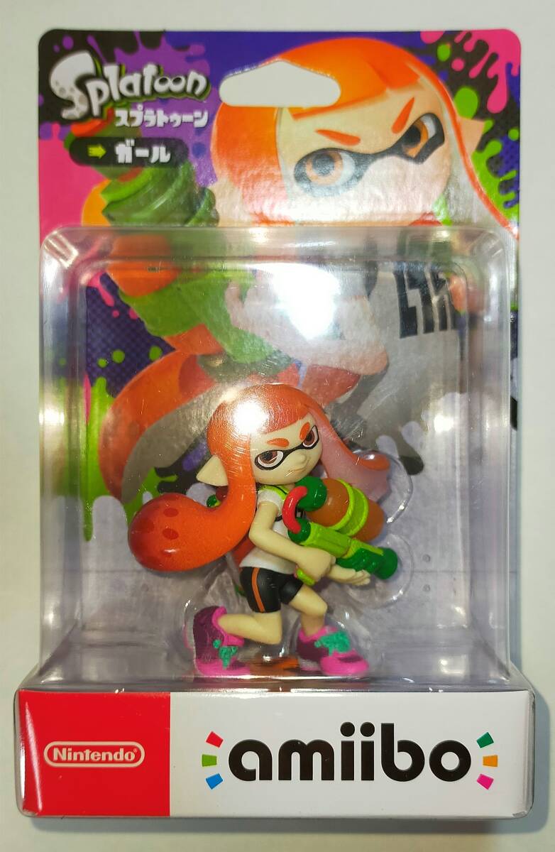 未開封新品 amiibo ガール (スプラトゥーンシリーズ) アミーボ