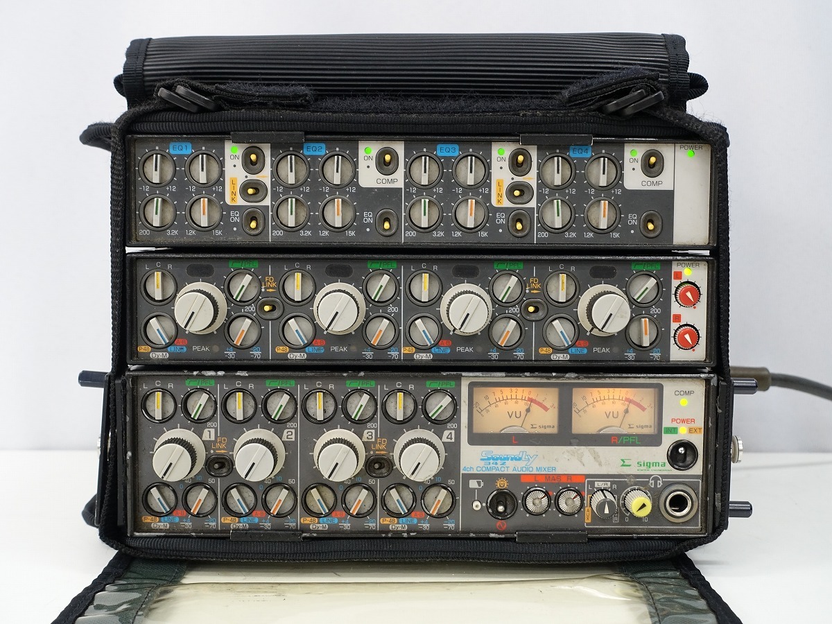 SIGMA SS-342 / SS-6001 / SS-6002 / BH-1 ポータブルミキサー P48/AB Kamesanセット 動作品 *417289