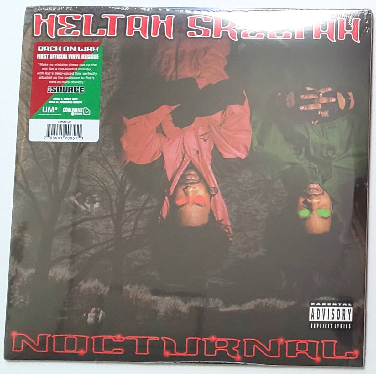 Heltah Skeltah Nocturnal 2LP 90s NYC Brooklyn Hardcore Hip Hop/US Rapper/Boot Camp Clik/Rock/Jahmal Bush/Ruck/Sean Price
