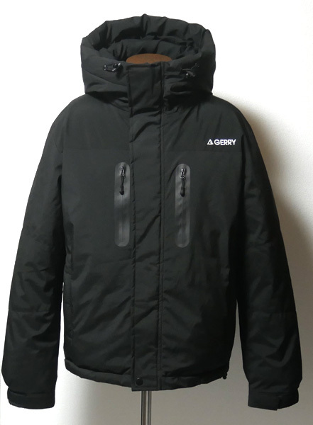 新品 GERRY ジャケット アウター 中綿 アウトドア ブラック 黒 防風 撥水 ジップアップ 止水ファスナー M ジェリー