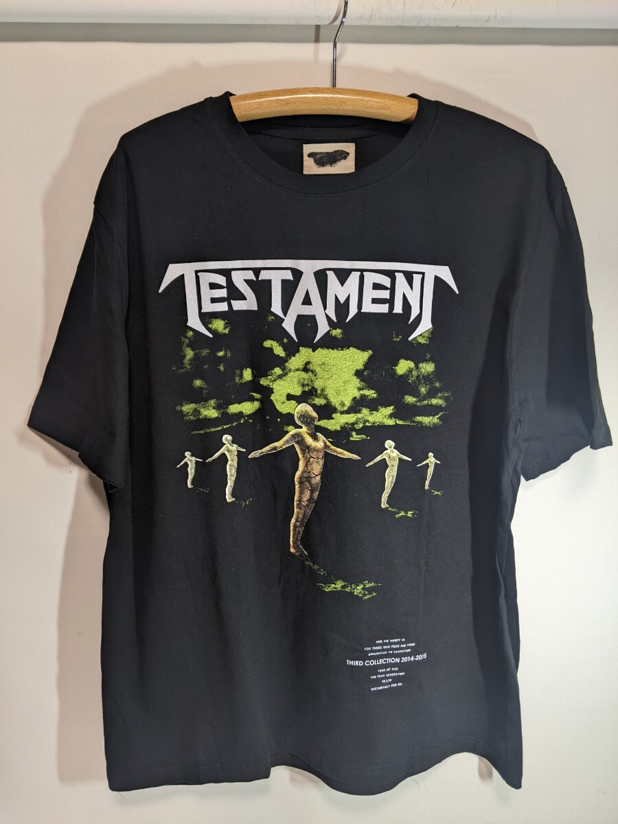 新品未使用自宅保管 TESTAMENT Tシャツ テスタメント サイズ: 46 検索: Sepultura Exodus Sadus オーバーキル アンスラックス エクソダス 