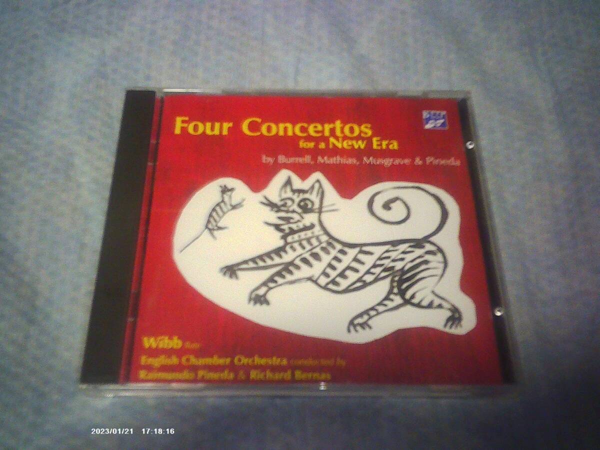 輸入盤CD Four Concertos for a New Era by Burrell,Mathias,Musgrave＆Pineda William Bennett ウィリアム・ベネット