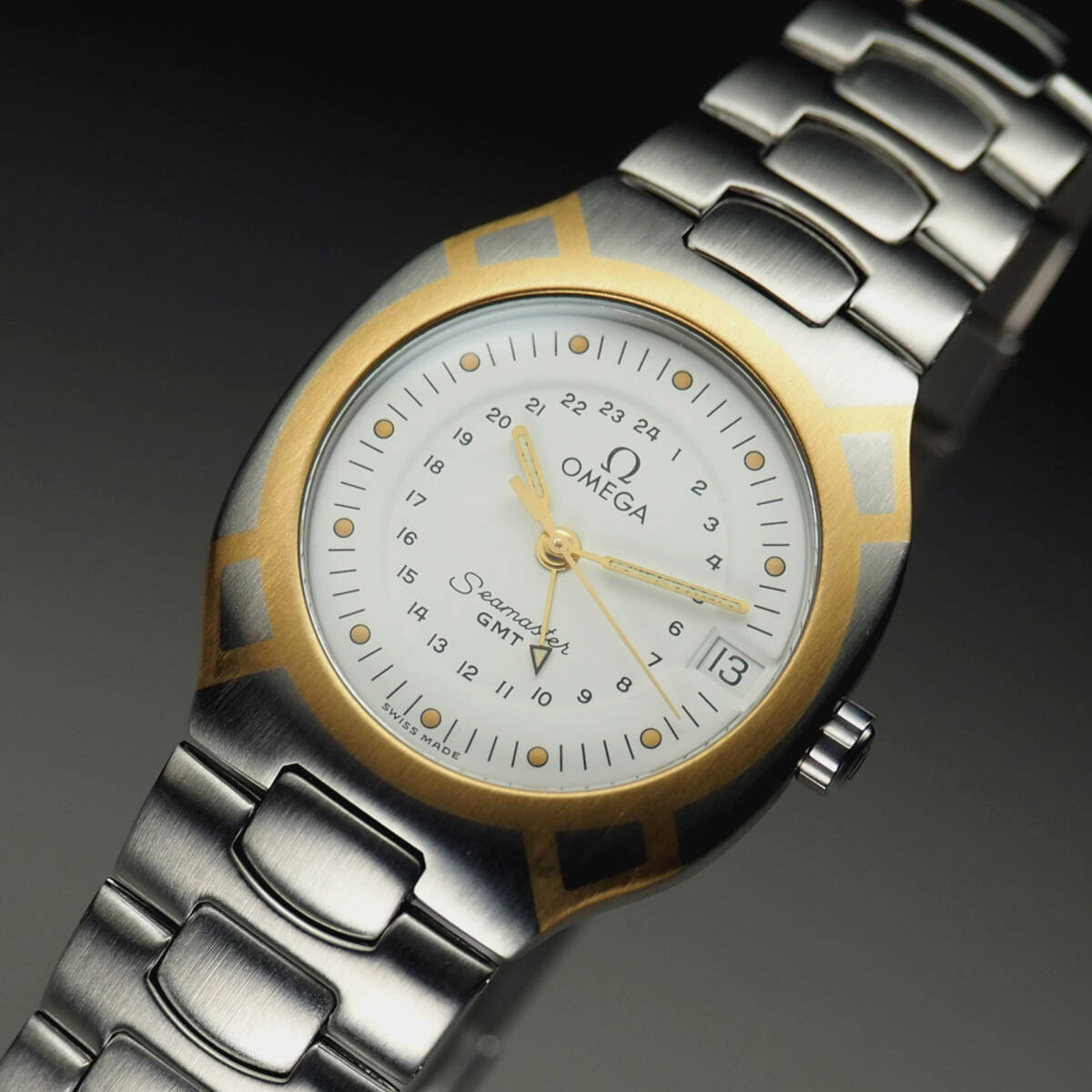 ◆オメガ◆シーマスター◆ポラリス◆メンズ◆GMT◆クオーツ◆R-S