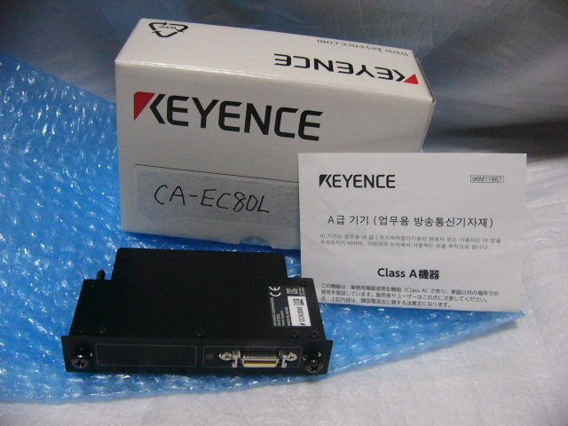 ★未使用 Keyence XG-EC80L ラインスキャンカメラ入力装置 XG/CV-Xシリーズ用