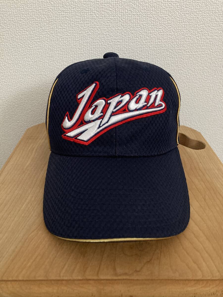 【侍JAPAN】野球キャップ 56〜60cm WBC 日本代表 立体刺繍 世界野球 国際大会 普段着 草野球 応援など 帽子 高品質 廃盤 ミズノ製