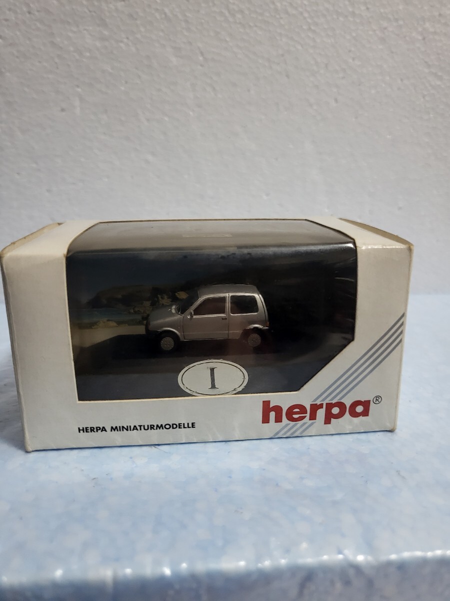 絶版ミニカー 1/87HOスケール ヘルパ Herpa Cinquecento フィアット チンクエチェント プライベートコレクション1/87