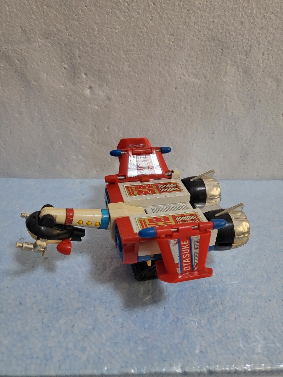 昭和当時物 合金 超合金 OTASUKEMAN タイムパトロール隊 オタスケマン オタスケサンデー号 タカトク タツノコプロ MADE IN JAPAN ジャンク