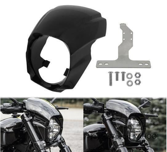 オートバイ グロスブラック カスタム 高品質 フロントフェアリング ABS ブレイクアウトFXBR FXBRS 2018-2020 2019