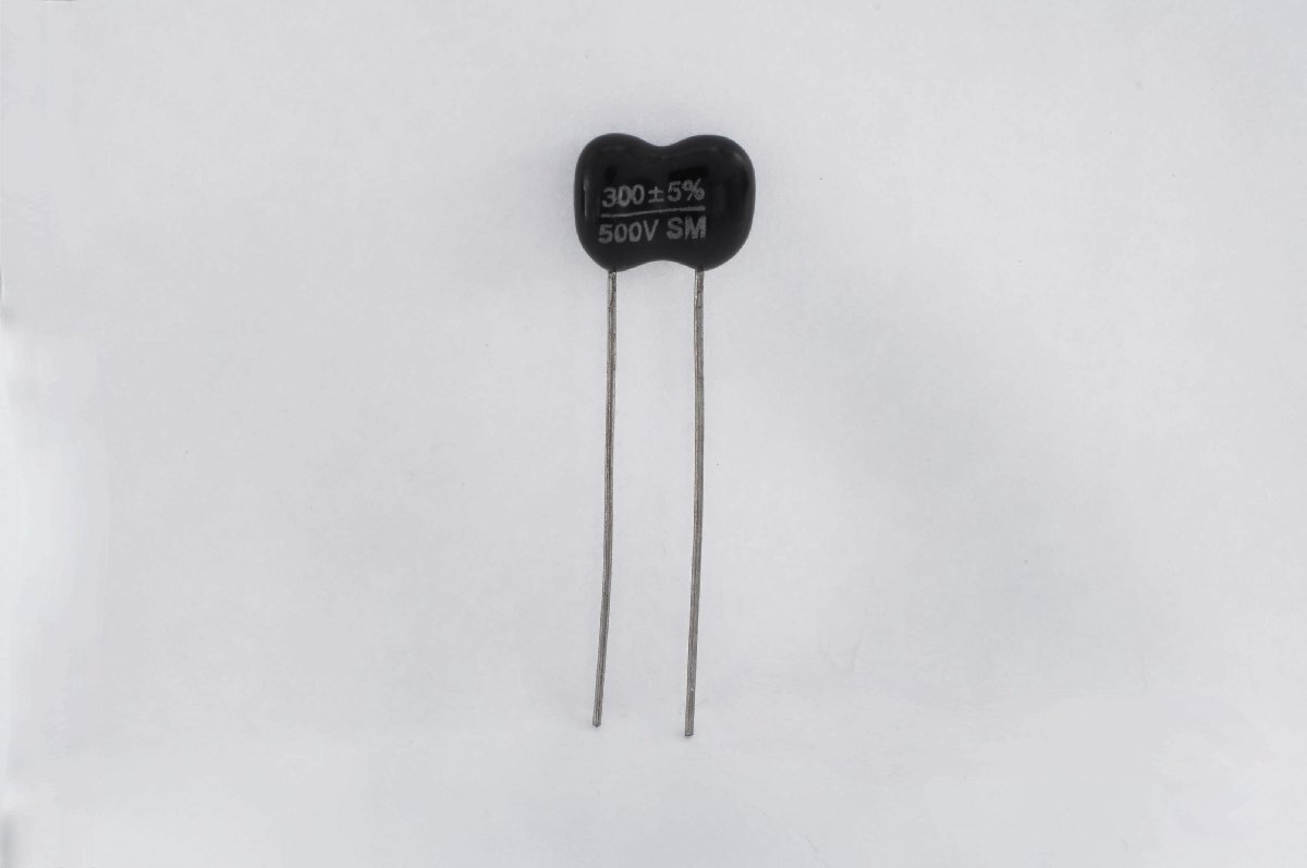 コンデンサ Capacitor - 500V, Silver Mica, ± 5%, 300 pF [送料170円から 同梱可]