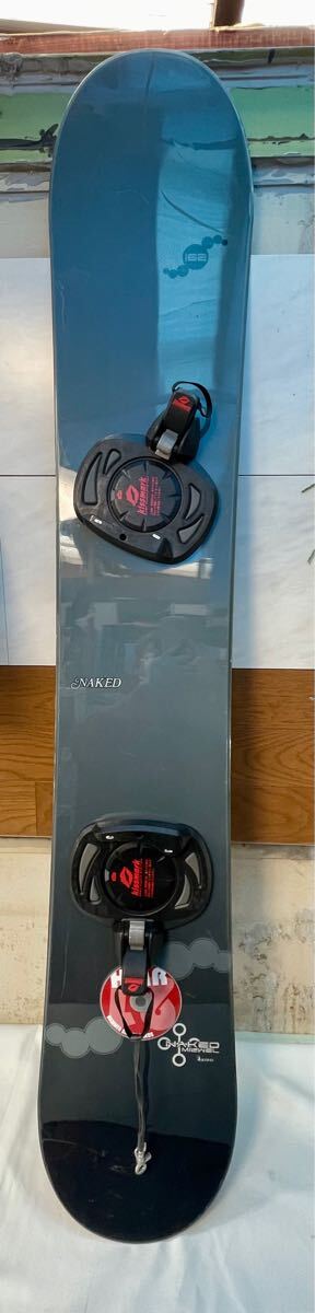 スノーボード　NAKED 162 ステップインビィンディング　キスマーク　ソフトケース付き　16ー1