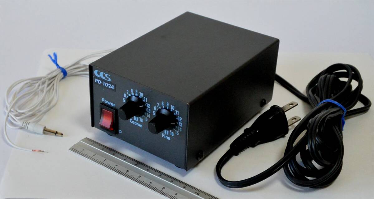 ★ シーシーエス/CCS　LED照明用電源　PD-1024　出力24V 9W　リモートON/OFFケーブル付き　デジタル電源　美品　動作確認　（送料440円～）