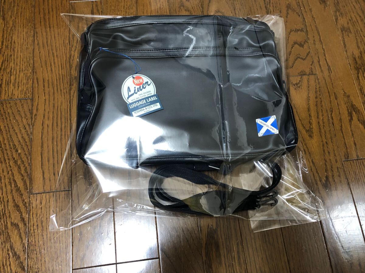 新品　未使用　廃盤 ラゲッジレーベル ニューライナー 3層 拡張式 ショルダー バッグ ブラック